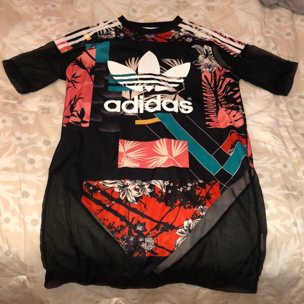 Adidas oversized shirt dress